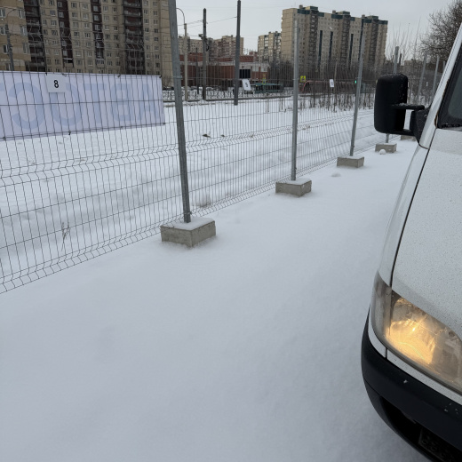 фундамент для забора 400х400х200 Ф2-4